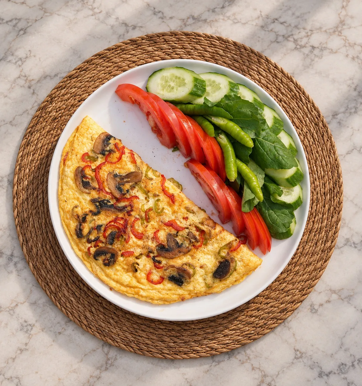Omlet (Kaşarlı / Mantarlı / Sebzeli)